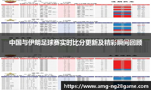 中国与伊朗足球赛实时比分更新及精彩瞬间回顾